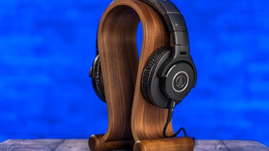 testing the Audio-Technica ATH-M40x studio headphones