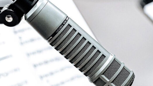 Electro-Voice RE20 microphone closeup